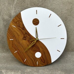 Zen Wooden Wall Clock – Double Layered